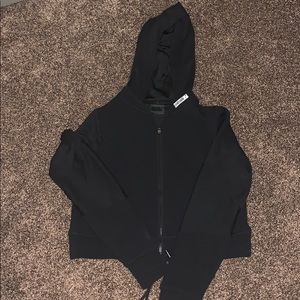 Zip up hooded sweater